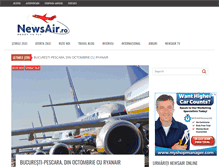 Tablet Screenshot of newsair.ro